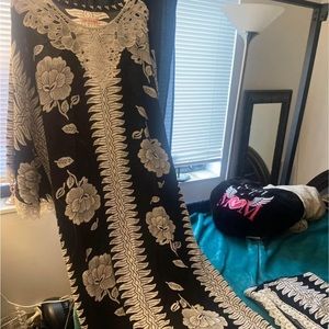 African dress with head wrap